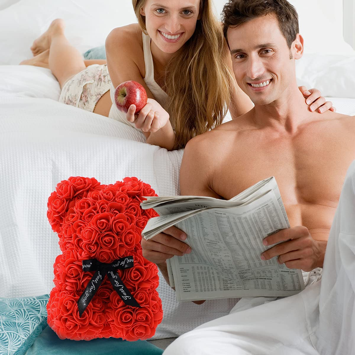 Gifts for Women - Luxury Rose Flower Bear